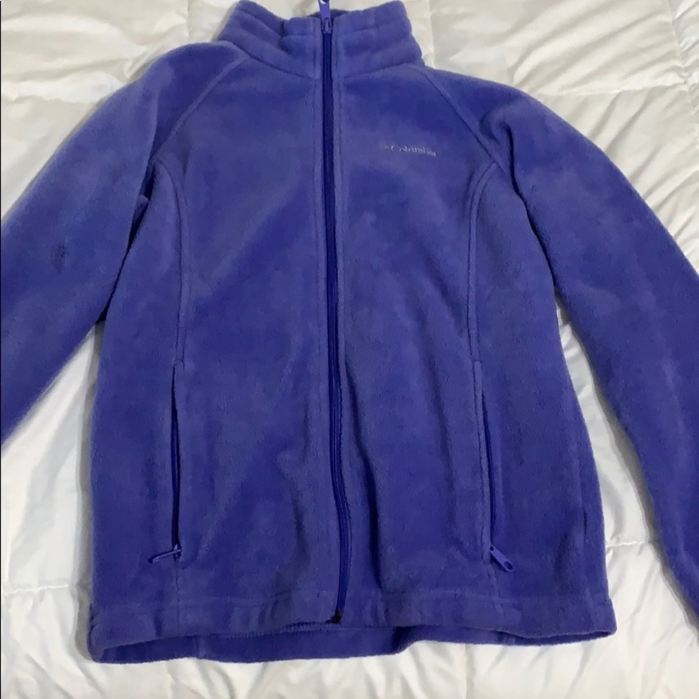 Purple zip up jacket